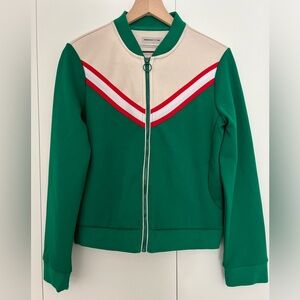 Urban outfitters retro inspired strip detail track jacket Size M